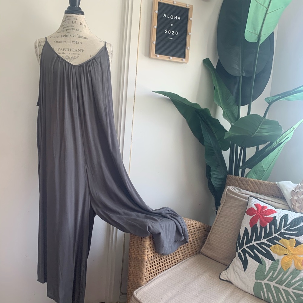 Mahina Hawaii Jumpsuit w Thin Straps NEVER WORN